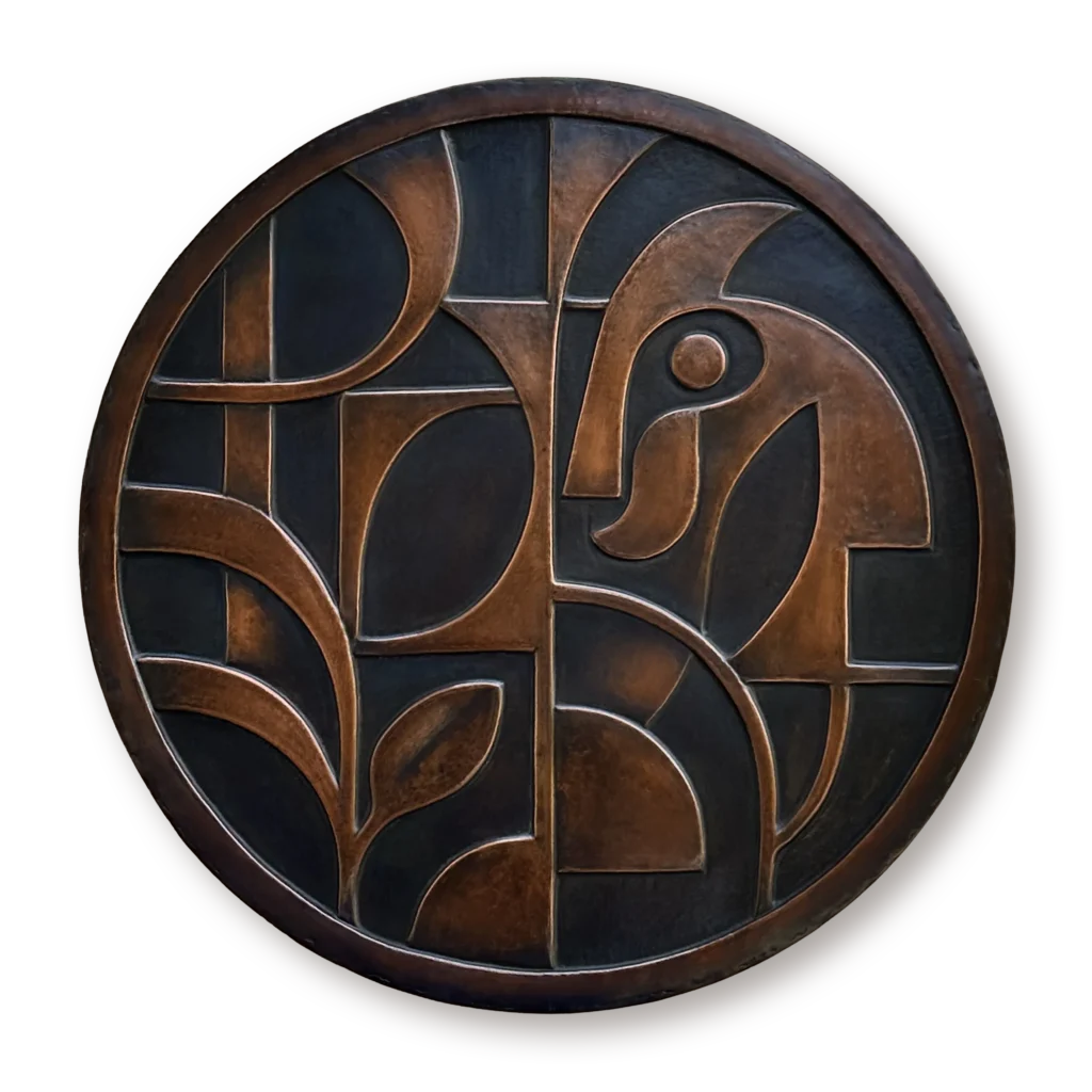 Metal Wall Art Abstract Round Metal Wall Art Sculpture