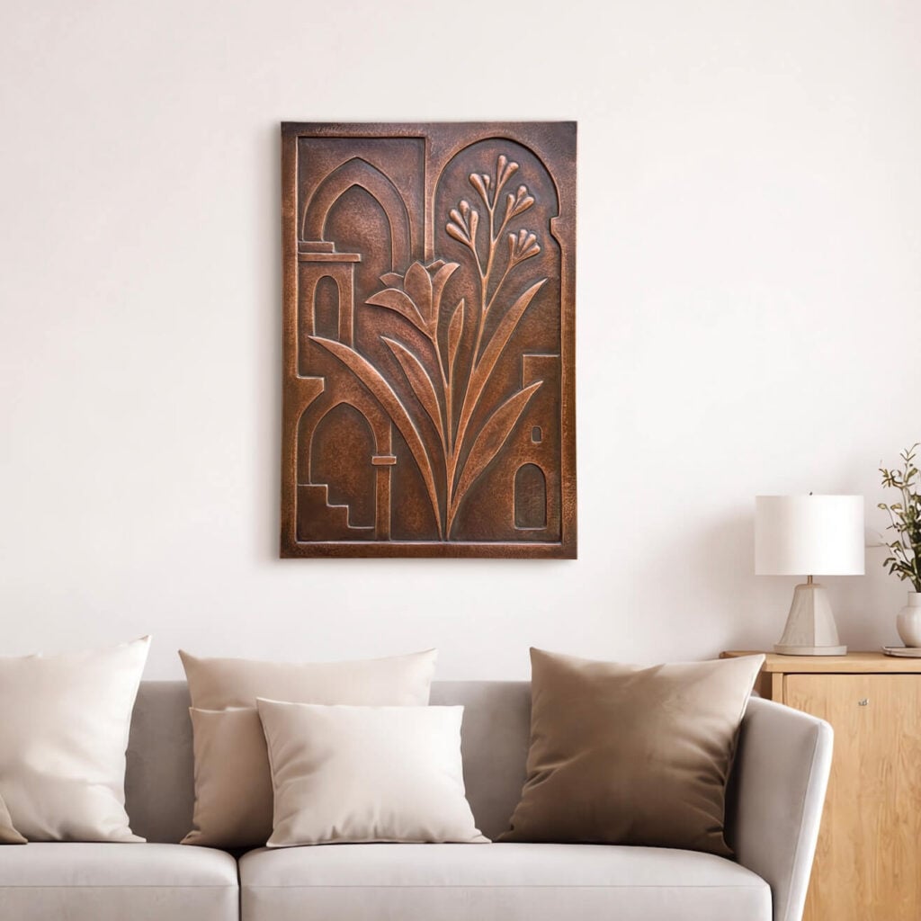 Metal Wall Art Flower Metal Wall Art Architecture light wall 2