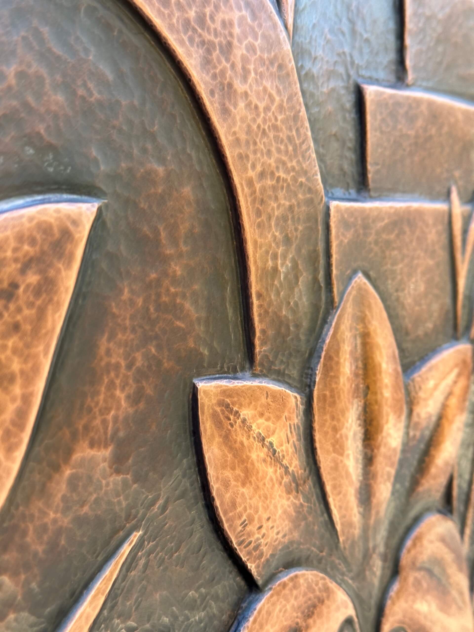 Flower wall art sculpture 2 close angled