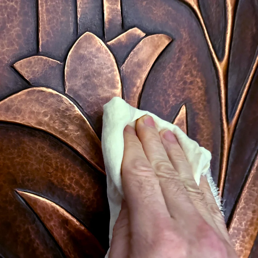 Waxing metal Flower 1b